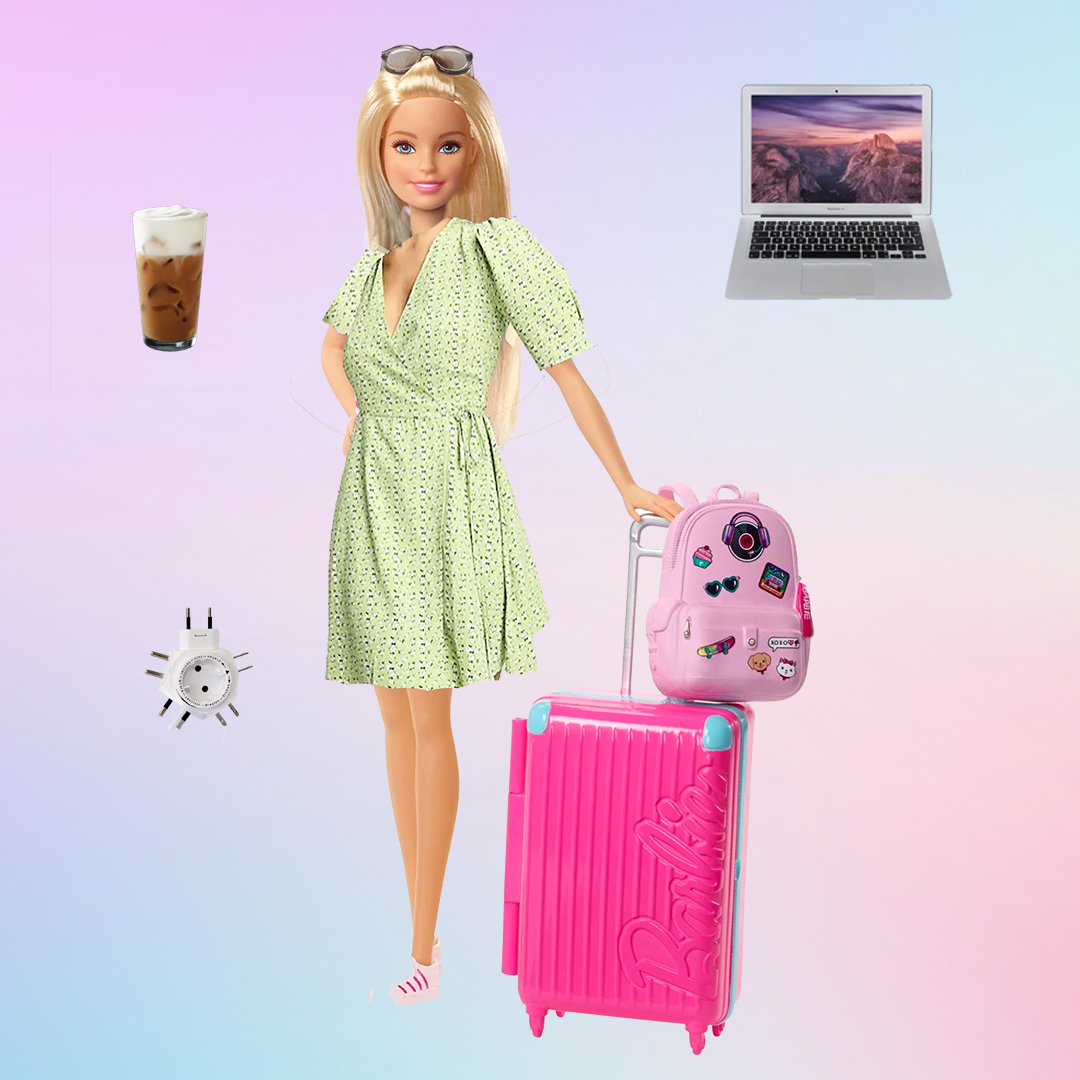 digital nomad barbie